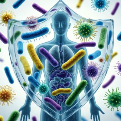 प्रोबायोटिक्स से बनी एक सुरक्षा ढाल शरीर की रक्षा करते हुए