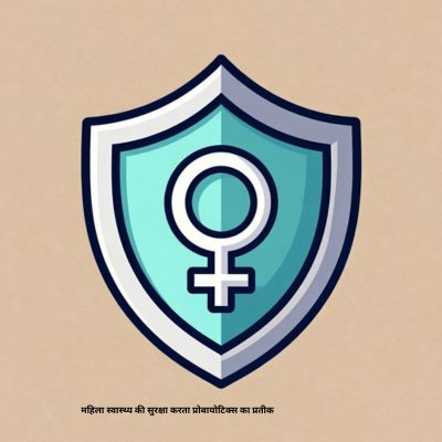 महिला स्वास्थ्य की सुरक्षा करता प्रोबायोटिक्स का प्रतीक